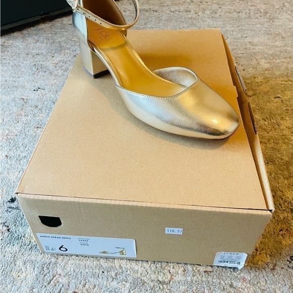 J. Crew Ankle Strap Block Heels NWT - Picture 4 of 8